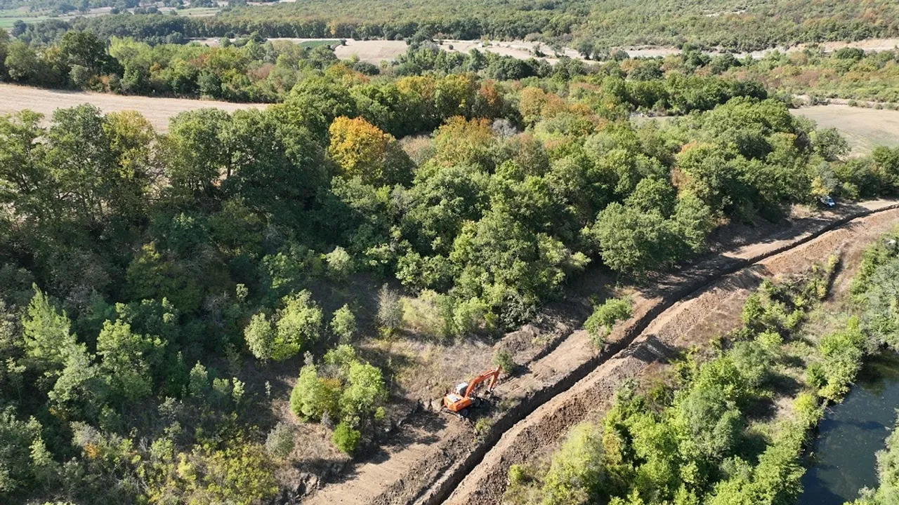 Bursa Mustafakemalpaşa'da 5 bin 440 dekar arazi basınçlı sisteme kavuşuyor