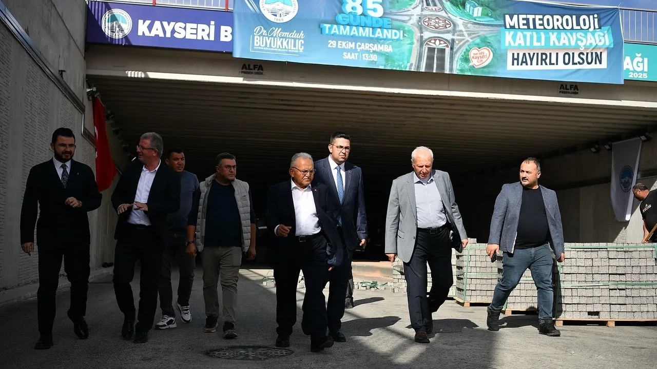 Kayseri Büyükşehir'den katlı kavşak tanıtımı