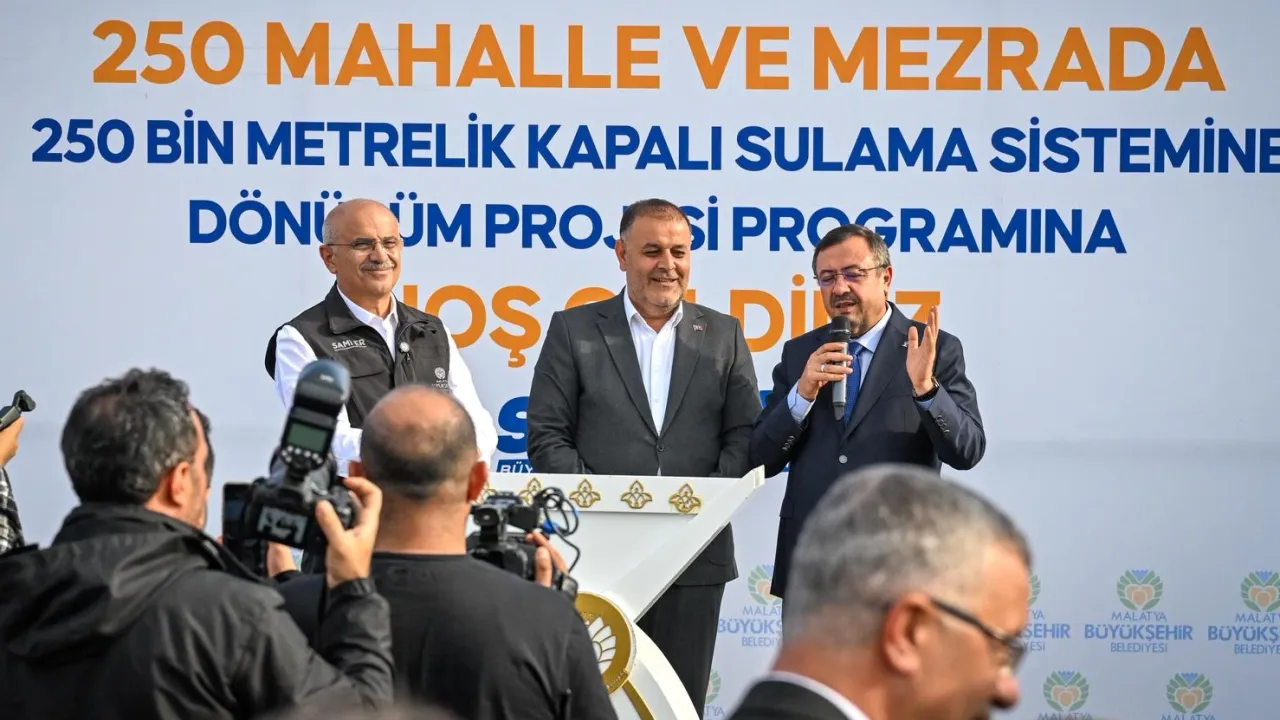 Malatya'da 70 milyon liralık sulama yatırımı