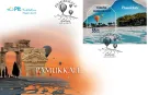 PTT'den 'Pamukkale'ye özel pul ve ilkgün zarfı