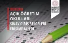 Açık Öğretim e-Sınav Giriş Belgeleri Erişime Açıldı: Nasıl Alınır?