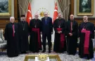 Cumhurbaşkanı Erdoğan, Kırgızistan Dışişleri Bakanı ve Katolik Heyeti Kabul Etti