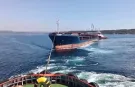 Çanakkale Boğazı'nda 142 metrelik gemi emniyete alındı