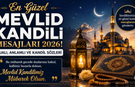 En Güzel Mevlid Kandili Mesajları 2026! Eş, Dost ve Akrabaya Gönderebileceğiniz Dualı, Anlamlı ve Resimli Kandil Sözleri