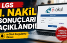 LGS 1. Nakil Sonuçları Açıklandı! e-Okul Sorgulama Ekranı