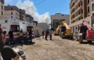 Malatya'da konteyner kent alevlere teslim oldu