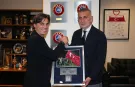 TFF Başkanı Hacıosmanoğlu, Montella ile vedalaştı