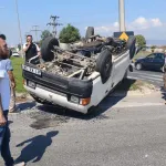 D-100 Karayolu Hal Kavşağı'nda kaza: 2 yaralı