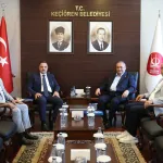 TİMBİR heyetinden Keçiören Belediye Başkanı Mesut Özarslan'a ziyaret