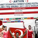 Artvin'de genç güreşçiler minderde buluşacak