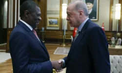 Erdoğan, Mashatile'yi Külliye'de kabul etti