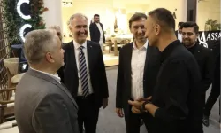 İnegöl'de protokolden Modef Expo'ya ziyaret