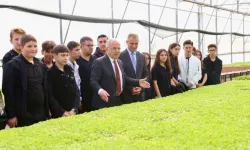 Ordu'nun genç çiftçileri seralarda eğitim aldı