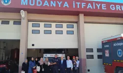 Saadet Partili kadınlardan Mudanya İtfaiyesi'ne ziyaret