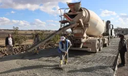 Siverek yollarına beton yol