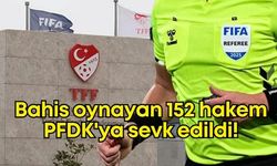 TFF'den şok karar! 152 Hakem 'bahis'ten PFDK'ya sevk edildi!
