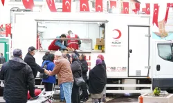 Türk Kızılay Sındırgı'da depremzedelerin yanında