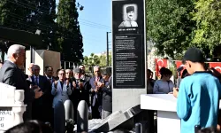 Antalya Muratpaşa'da Topçu Yüzbaşı Aker unutulmadı