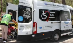 Antalya'da engelsiz hizmet aracı hayat kolaylaştırıyor