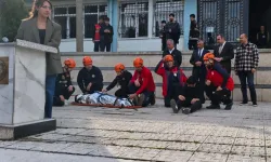 Bursa Tophane MTAL'de başarılı tatbikat