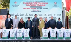 Denizli'de üreticiye 44 tonluk tohum desteği