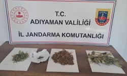 Kahta'da 305 gram kubar esrar ve kenevir ele geçirildi