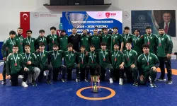 Konya Karataylı yıldız güreşçilerden Türkiye ikinciliği