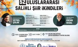 Manisa Salihli 'Şiir İkindileri'nde buluşacak