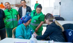 Muğla Milas'ta belediye personeline sağlık taraması