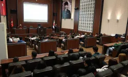 Ankara Keçiören'de stajyer öğrencilere sağlık eğitimi