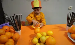 Ankara'da miniklerden renkli 'C Vitamini' etkinliği