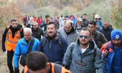 Bursa Yenişehir'de doğa yürüyüşüne büyük ilgi