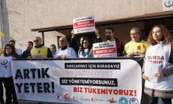 Bursa'da sağlık emekçileri hakları için sokakta!