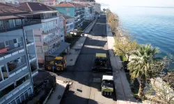 Gölcük Halıdere sahilinde üstyapı sil baştan