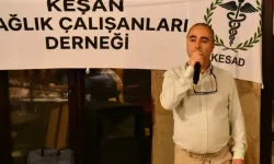 Keşan'da sağlık çalışanlarından güçlü buluşma