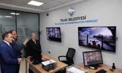 Kayseri Talas'ta kış çalışmalarına teknolojik takip