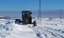 Malatya'da karla mücadele sürüyor