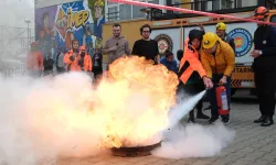 Bursa Yıldırım'da nefes kesen tatbikat