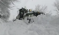 Ordu'da Büyükşehir ekipleri karla mücadelede sahada