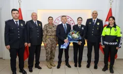 Artvin Valisi Ergün, Polis Teşkilatı'nı kabul etti