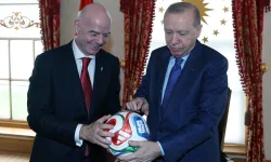 Cumhurbaşkanı Erdoğan, FIFA Başkanı'nı Dolmabahçe'de kabul etti