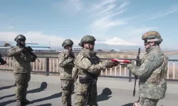 Nahçıvan askerleri tatbikat için Türkiye'de