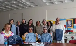 Sashiko atölyesiyle ürünlerini yenilemeyi öğrendiler