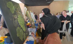 Bursa İnegöl'de İnesmek kursiyerlerinin eserleri görücüye çıktı