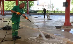 Bursa Osmangazi'de kurban kesim alanları pırıl pırıl oldu