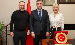 HAÇİKO Başkanı Ömür Gedik'ten İl Müdürü İlhan Ocaklı'ya ziyaret