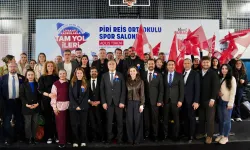İstanbul Ataşehir'de okul bahçesine modern spor salonu
