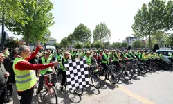 Sakarya'da pedallar farkındalık için çevrildi