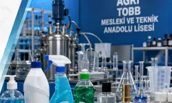 Ağrı TOBB MTAL'de öğrenciler üreterek kazanıyor