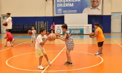 Bursa Nilüfer'de çocukların spor dolu yaz heyecanı